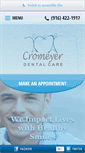Mobile Screenshot of cromeyerdental.com